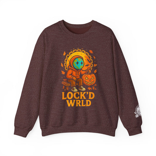 Lock'd Wrld Unisex Heavy Blend Sweatshirt | Cozy Fall Fashion, Halloween Apparel, Unisex Sweatshirt, Casual Wear, Gifts for Him/Her
